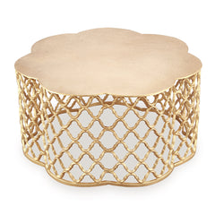 Honeycomb Pattern End Table Sculpture