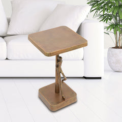 Lounging Man End Table Sculpture