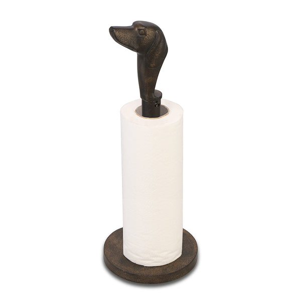 Dog Head Paper Towel Holder - Seven Dolphins