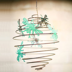 Busy Bees Spiral Wind Decor - Seven Dolphins