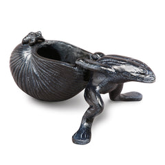 Frog and Shell Desktop Decor - Seven Dolphins