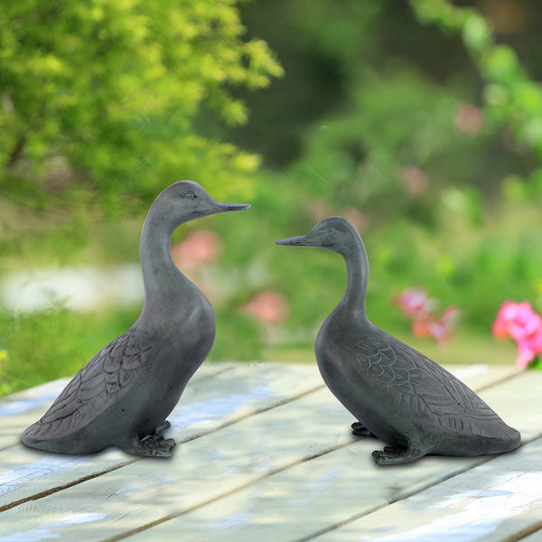 Duckies Lucky Garden Pair Sculpture