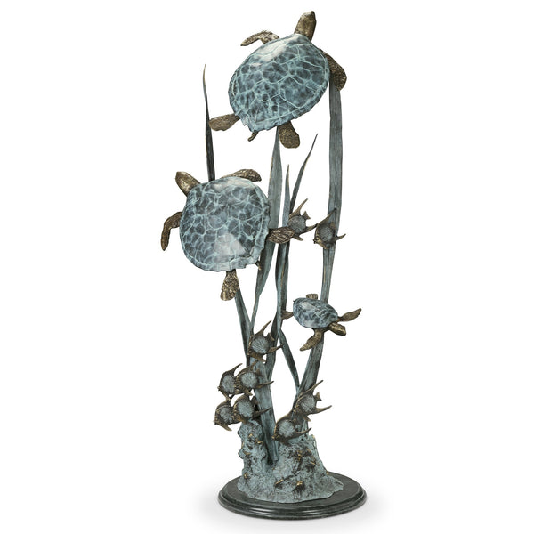 Sea Turtles Trio Seascape Spectacular