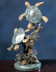 Turtle Duet Sculpture