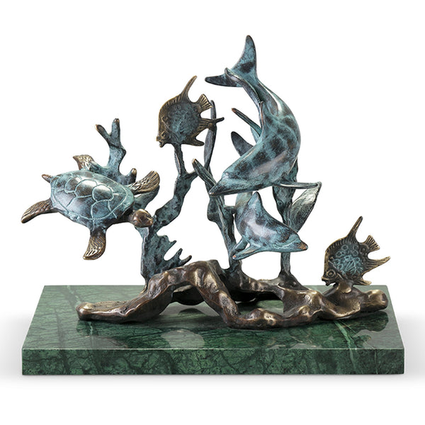 Dolphin Sea Treasures Sculpture Fine Art