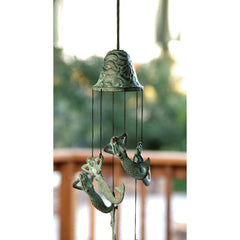 Mermaid Wind Chime - Seven Dolphins
