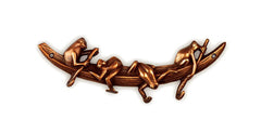 Frogs Rowing Key Hook