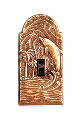 Dolphin Single Switch Cover Tropical Bliss