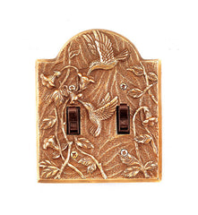 Hummingbird Double Switch Cover - Seven Dolphins