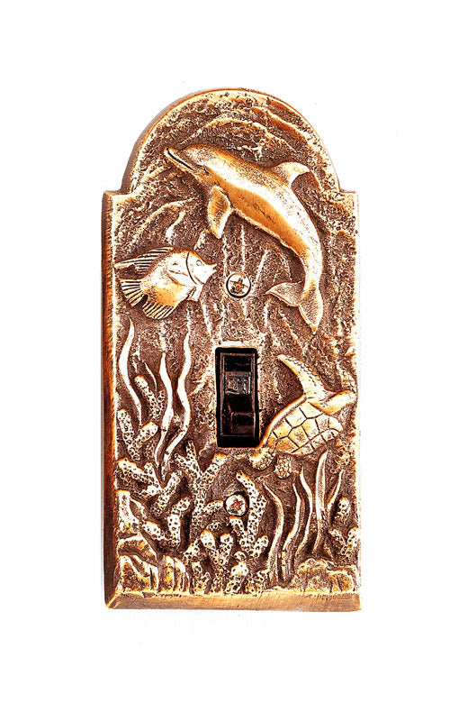 Sea World Single Switch Cover - Seven Dolphins