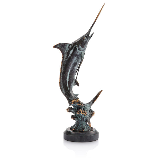 Marlin Sculpture Majestic Fighting