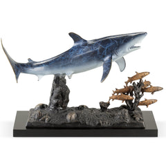 Shark with Prey Imperial Statue