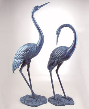 Garden Crane Pair Medium