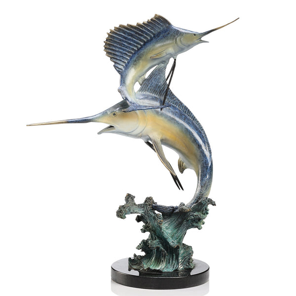 Marlin and Sailfish Sculpture