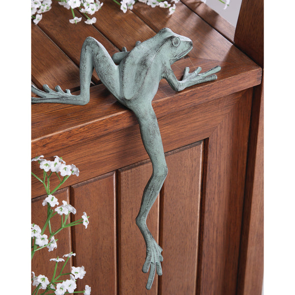 Froggy Long Leg Shelf Sitter Sculpture - Seven Dolphins