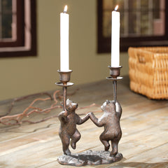 Dancing Bears Candleholder - Seven Dolphins