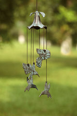 Wind Chime Morning Glory and Humming Birds