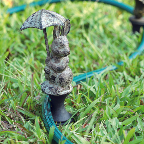 Bunny Holding Umbrella Hose Gu - Seven Dolphins