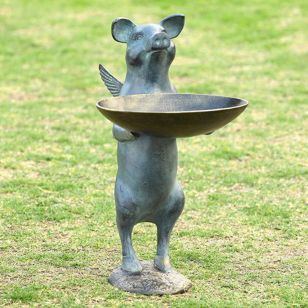 Pig Winged Birdfeeder