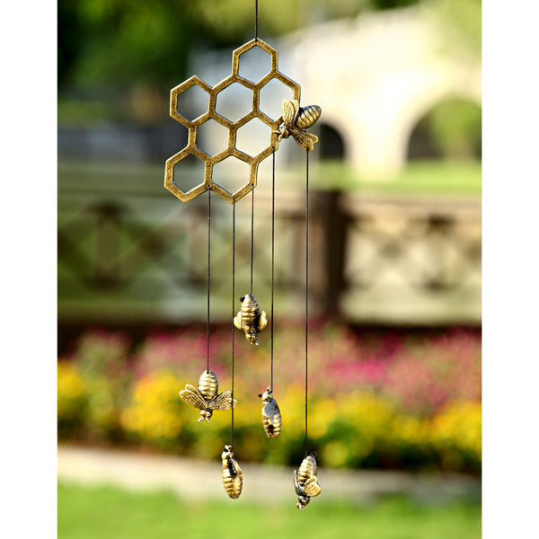 Bees and Honeycomb Wind Chime