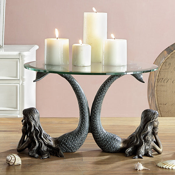 Mermaid Duet Table Server Candleholder