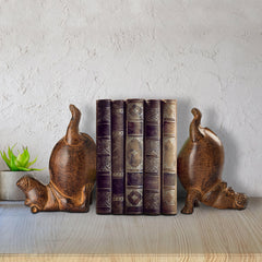 Hippo Acrobatic Bookends Pair