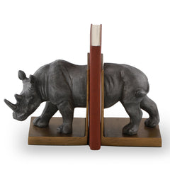 Rhino Bookends Pair