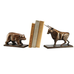 Bull and Bear Bookends Pair