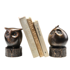 Owl Wide-Eyed Bookends Pair