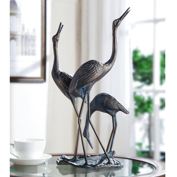 Crane Family Sculpture