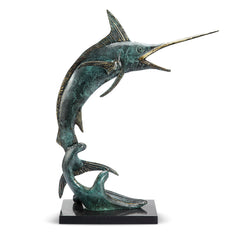 Marlin Predatory Fish Sculpture