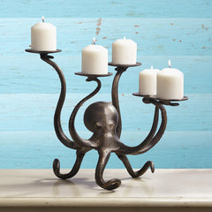 Octopus Pillar Candelabra 3.5