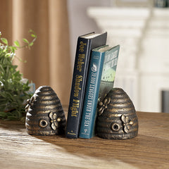Bookends Honeycomb and Bees