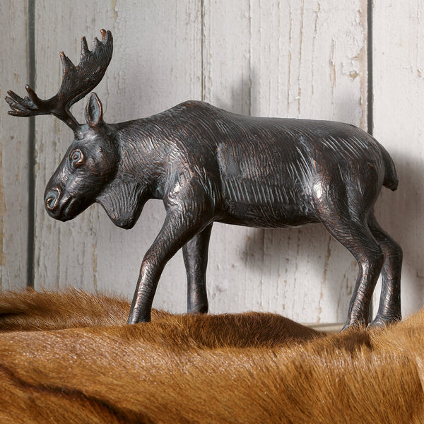 Moose Sculpture Forest Majesty