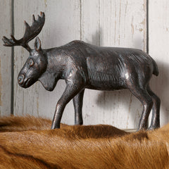 Moose Sculpture Forest Majesty