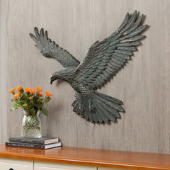 Eagle Wall Plaque Flying