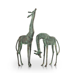 Giraffes Treetopper Garden Sculpture