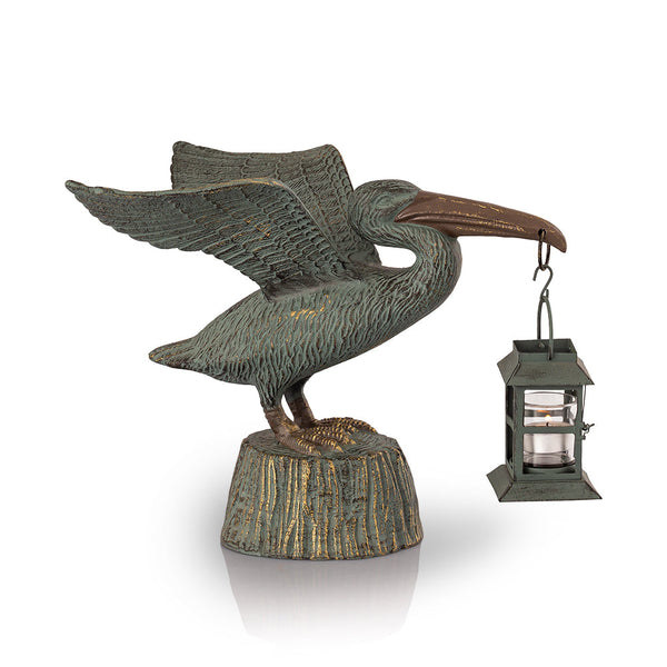 Pelican Lantern Sculpture