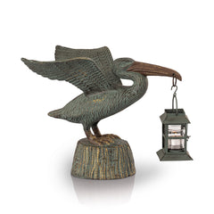 Pelican Lantern Sculpture