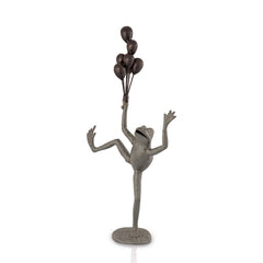 Frog Balloon Seller Garden Sculpture