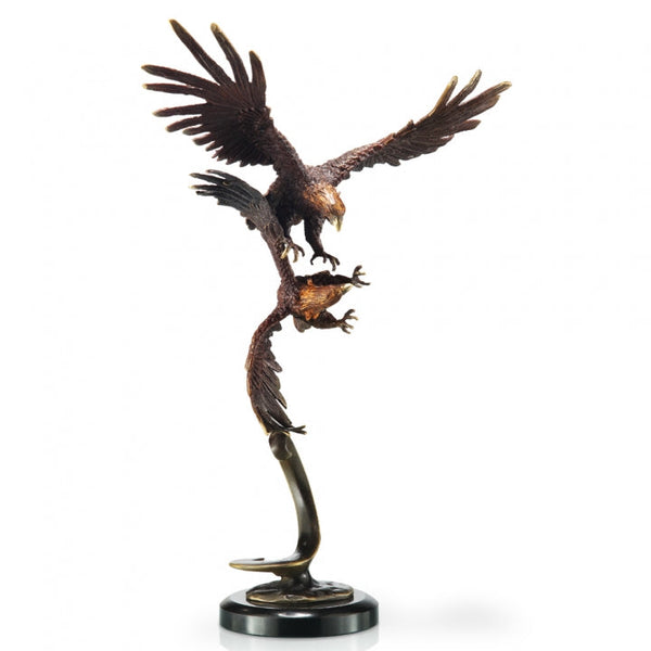 Eagles Double Flying Sculpture