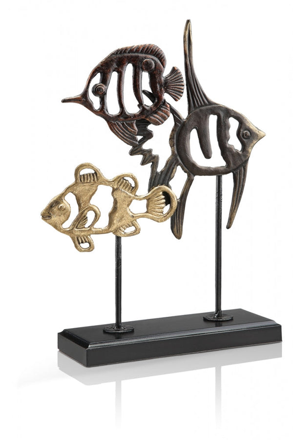 Fish Trio Sculpture Contemporary