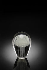 Jellyfish Art Glass White Glow in the Dark