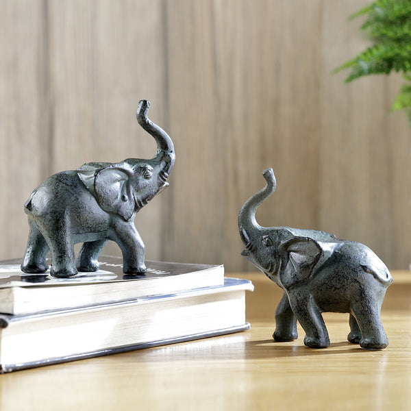 Elephant Minimals Set of 2 Sculpture