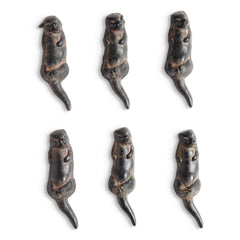 Sea Otter Minimals Set of 6 Sculpture