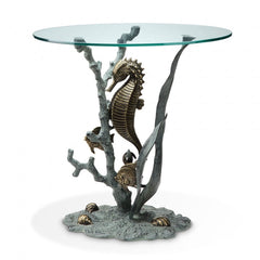 Seahorse End Table - Seven Dolphins
