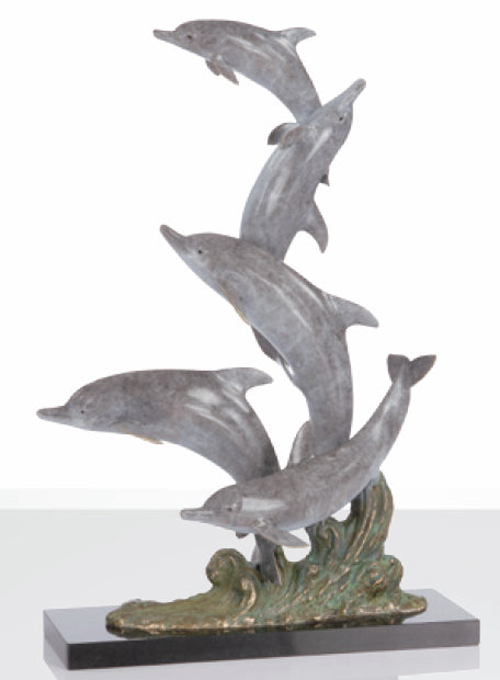 Dancing Dolphins Sculpture