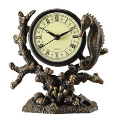 Seahorse Clock - Seven Dolphins