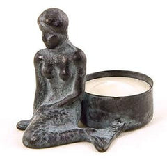 Mermaid Tea Lite Holder - Seven Dolphins