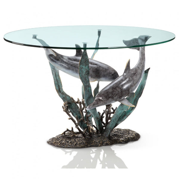 Dolphin Duet Coffee Table - Seven Dolphins